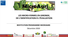 Restitution des travaux MicroAgri by MicroAgri 